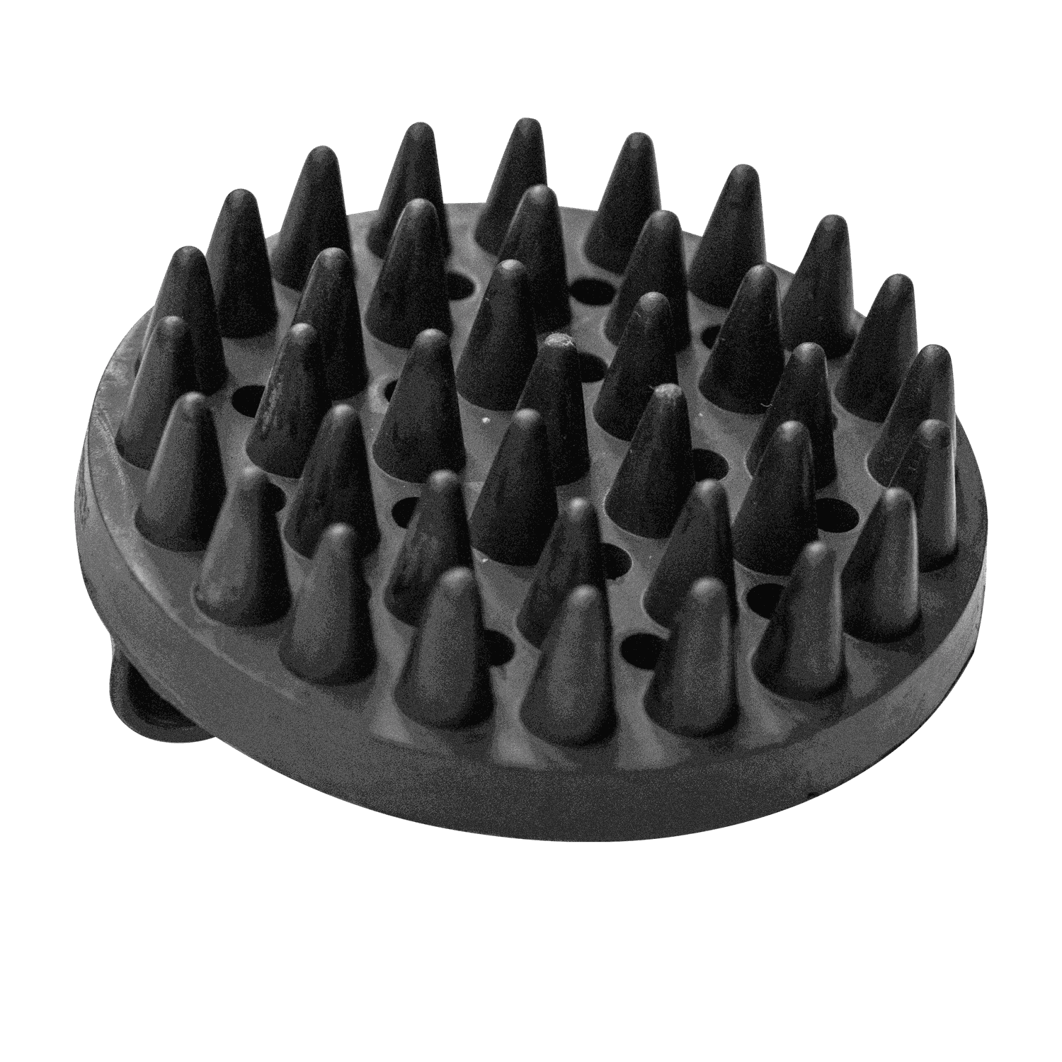 Striegel, oval - Gummi, schwarz, 150 x 100 mm | 5713100071.png | 1700898397