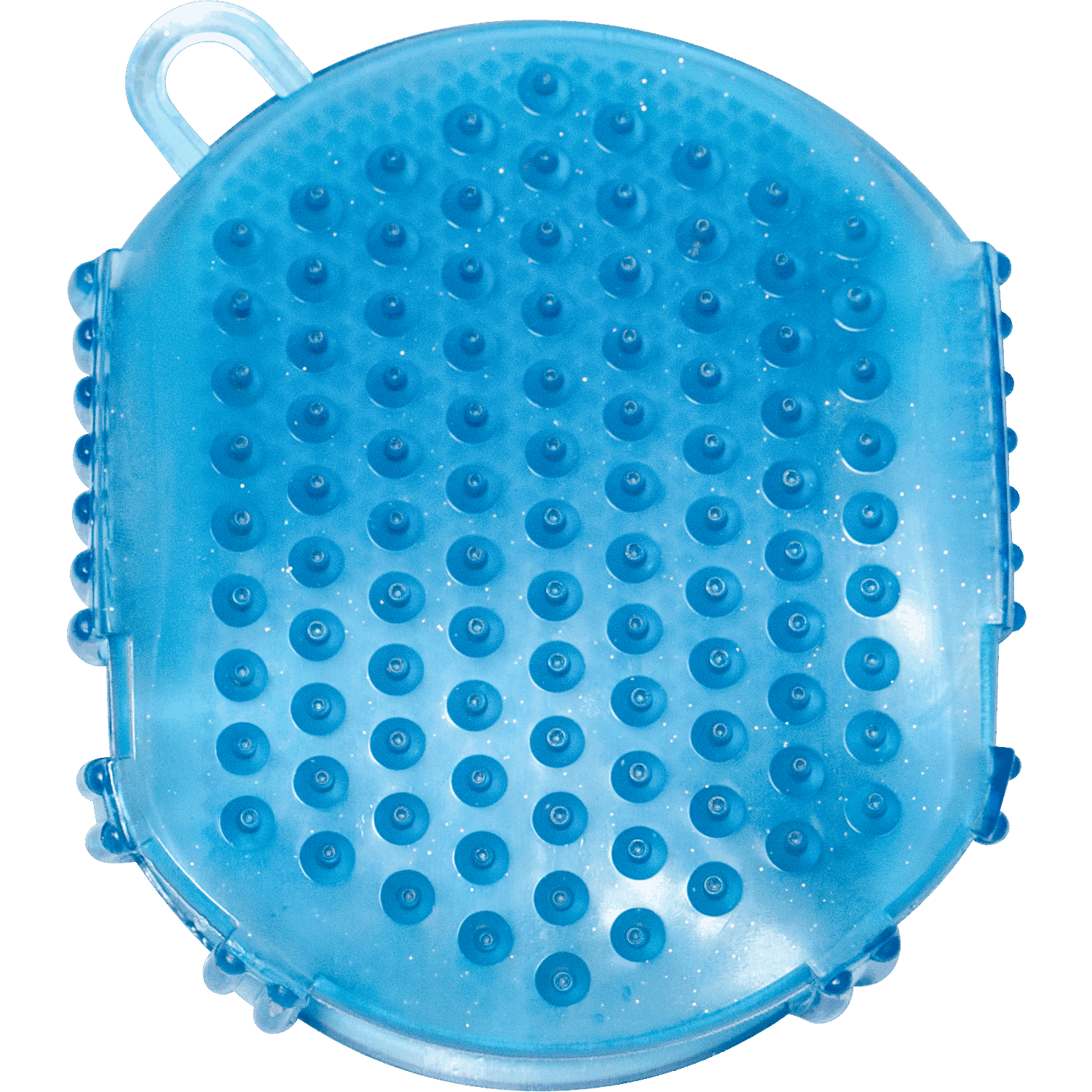 Gel-Massagehandschuh - Kunststoff, pastell blau