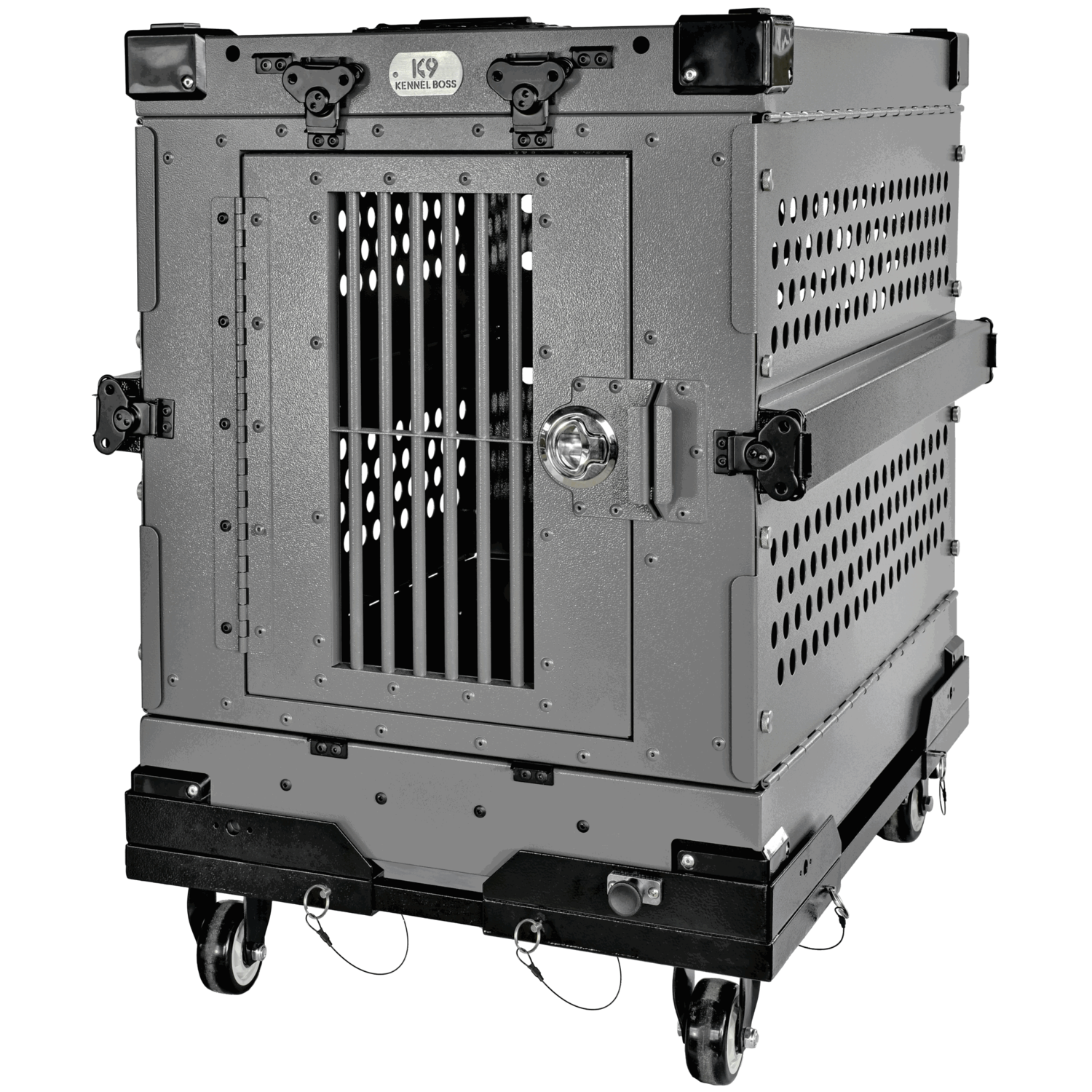 K9 Kennel Boss Rollwagen modular, schwarz