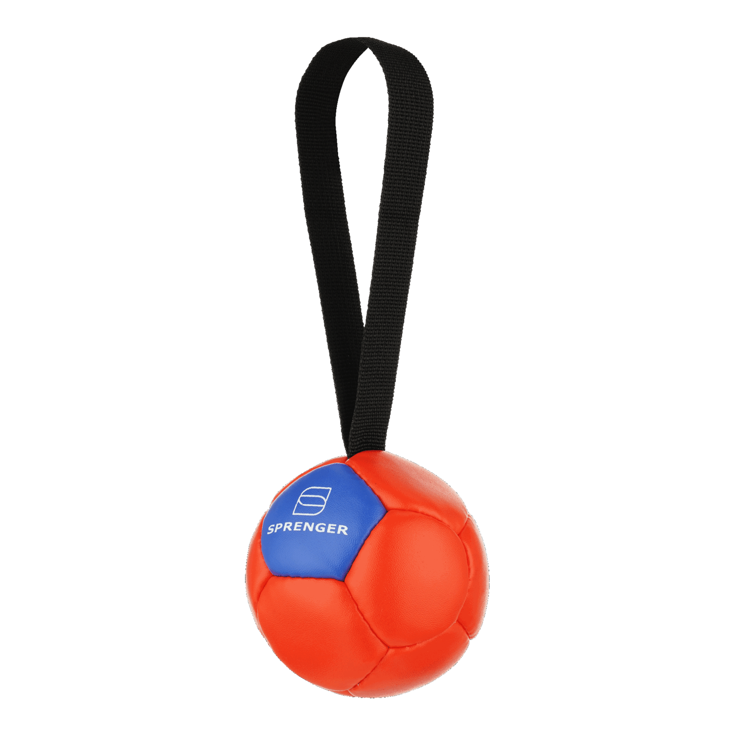 Veganer Lederball mit Quieker und Schlaufe