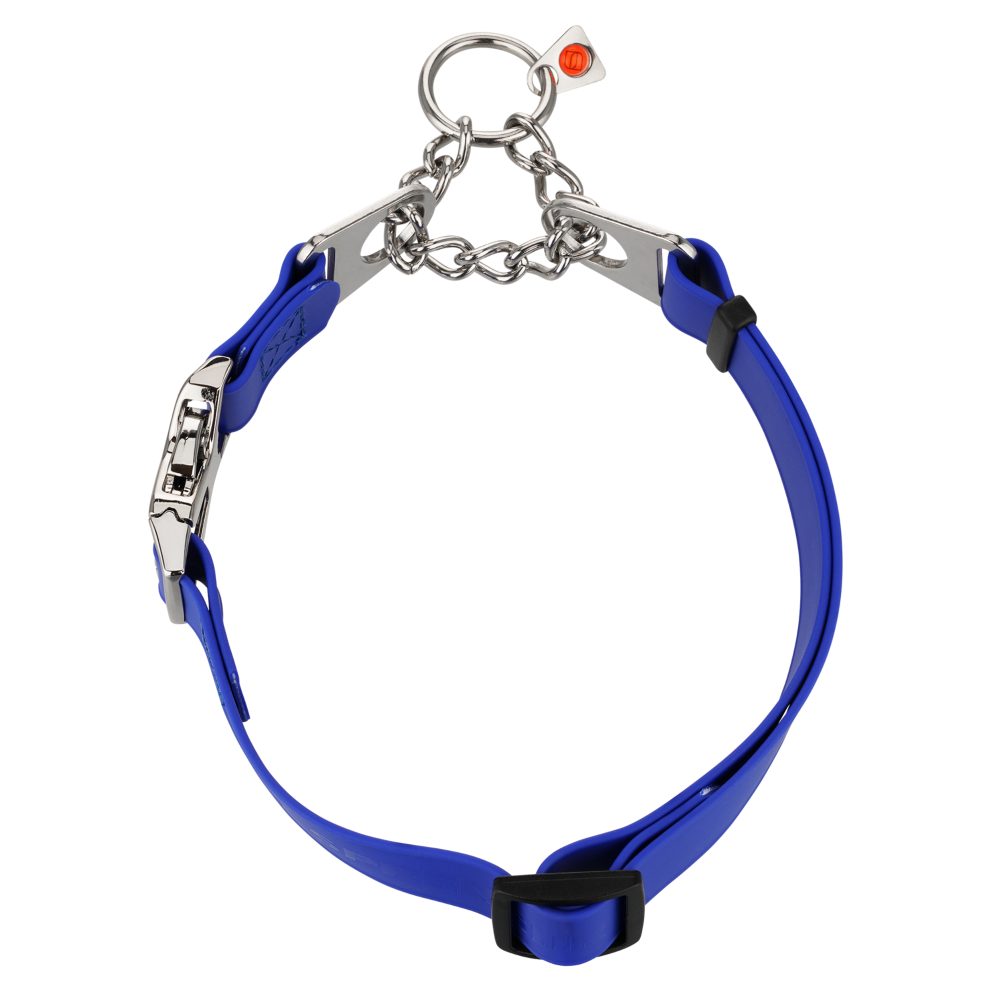 BioThane® Adjustable Halsband mit Durchzugskette und Spyder Verschluss, verstellbar