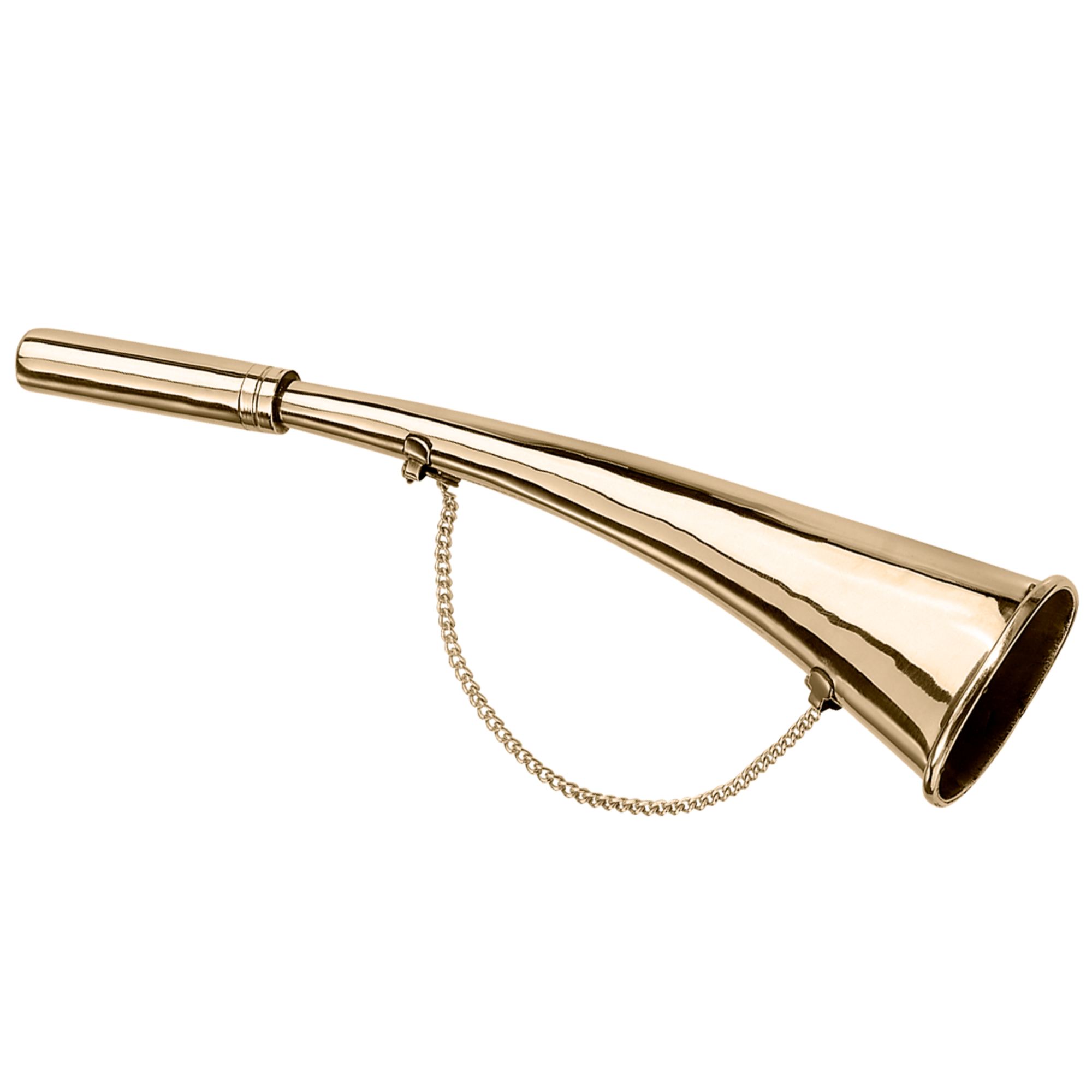 Signalhorn - Messing poliert, 27 cm