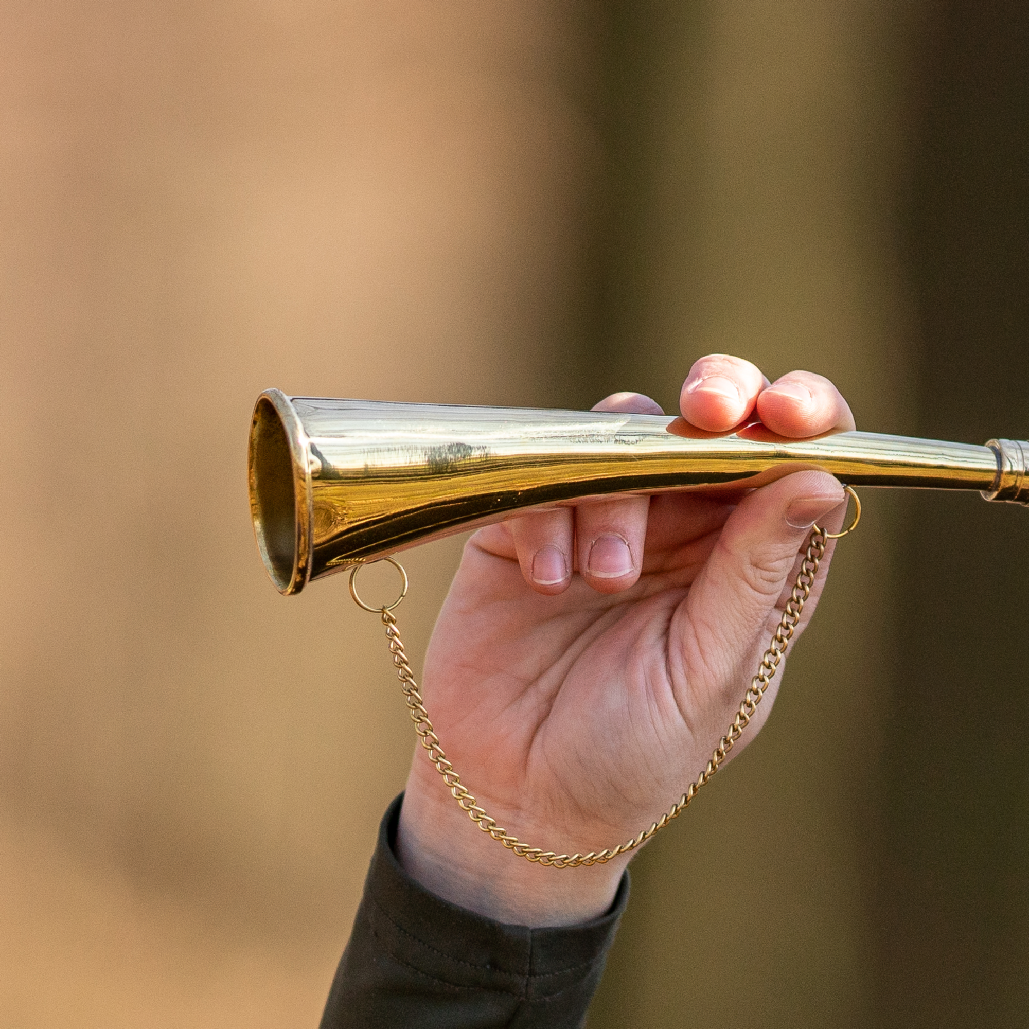 Signalhorn - Messing poliert, 27 cm