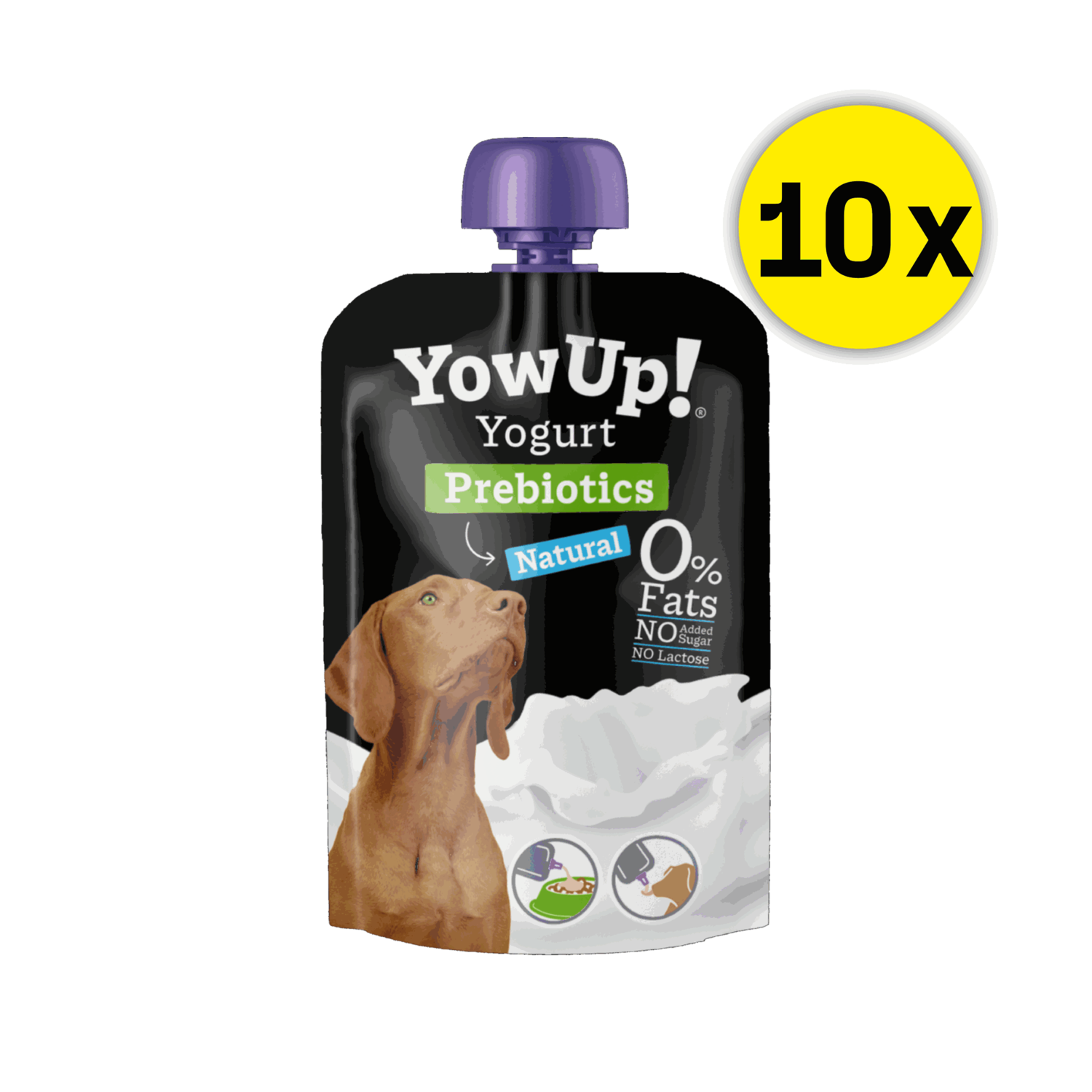 YowUp! Hunde-Joghurt 115g (Box 10 Stück)