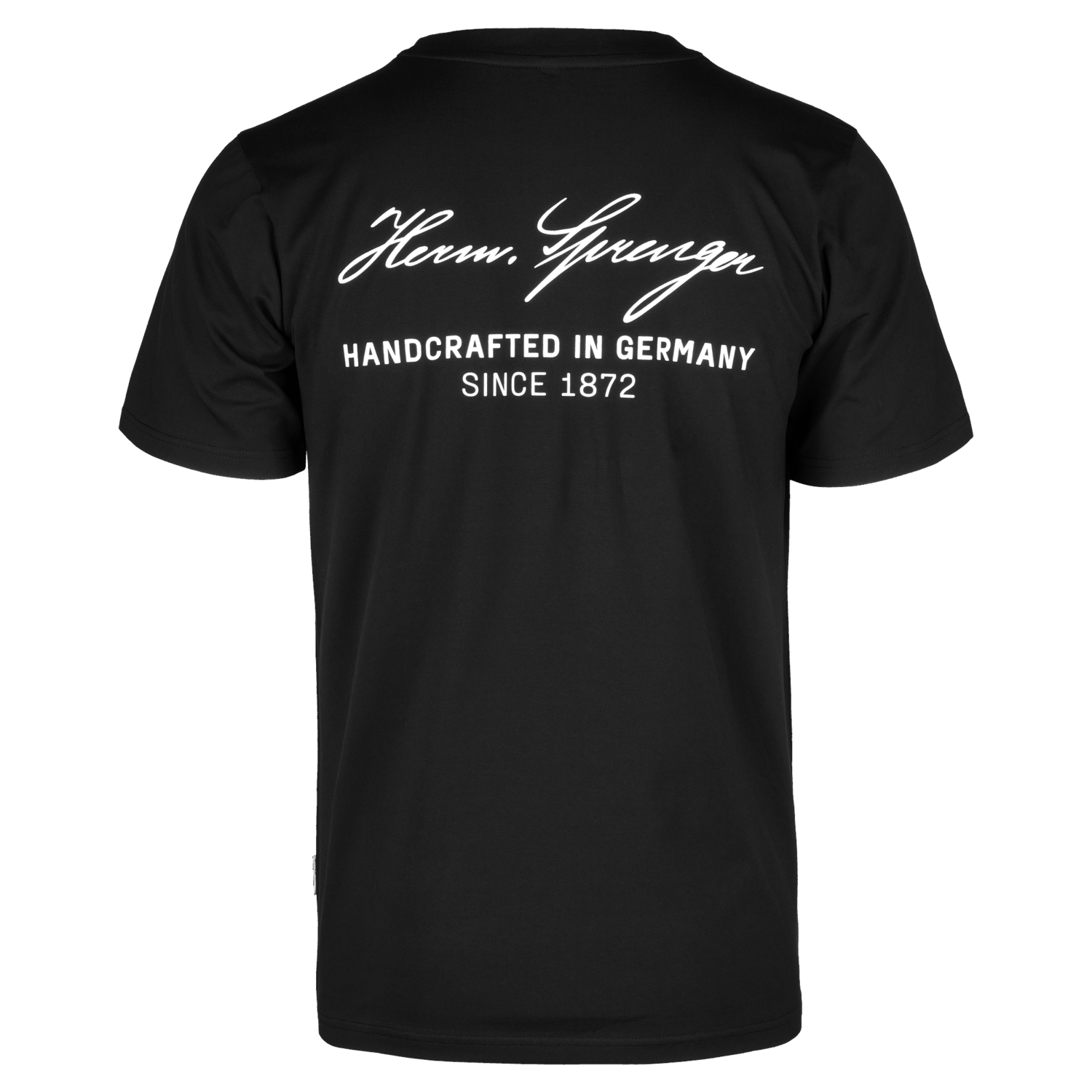 Signature T-Shirt Herren, schwarz