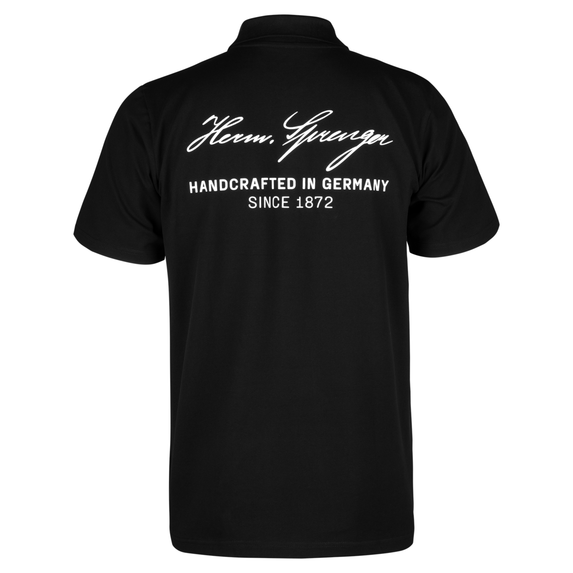 Signature Polo-Shirt Herren, schwarz