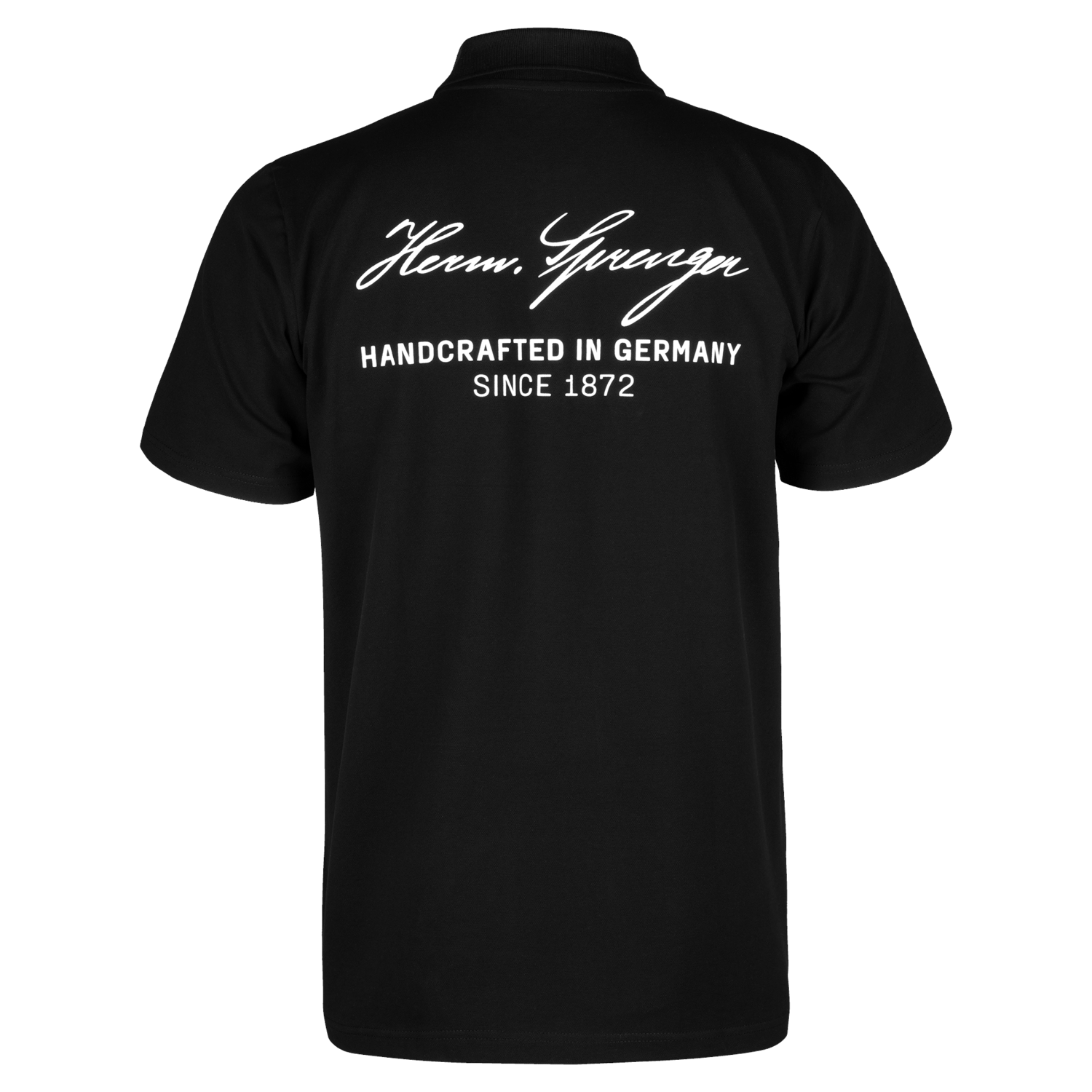 Signature Polo-Shirt Herren, schwarz