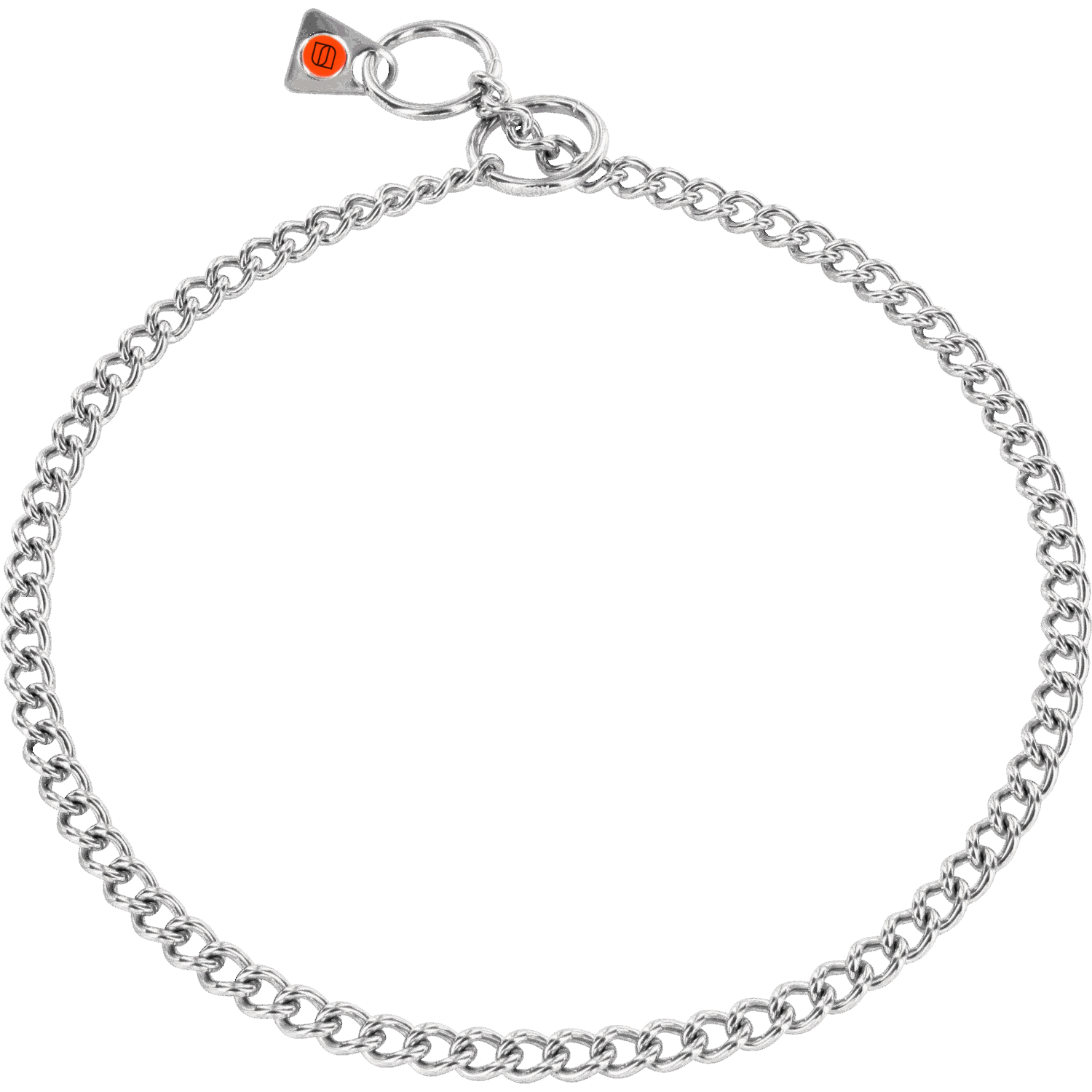 Halskette, runde Glieder - Edelstahl Rostfrei, 2,0 mm | 50803_55.png | 1700898222