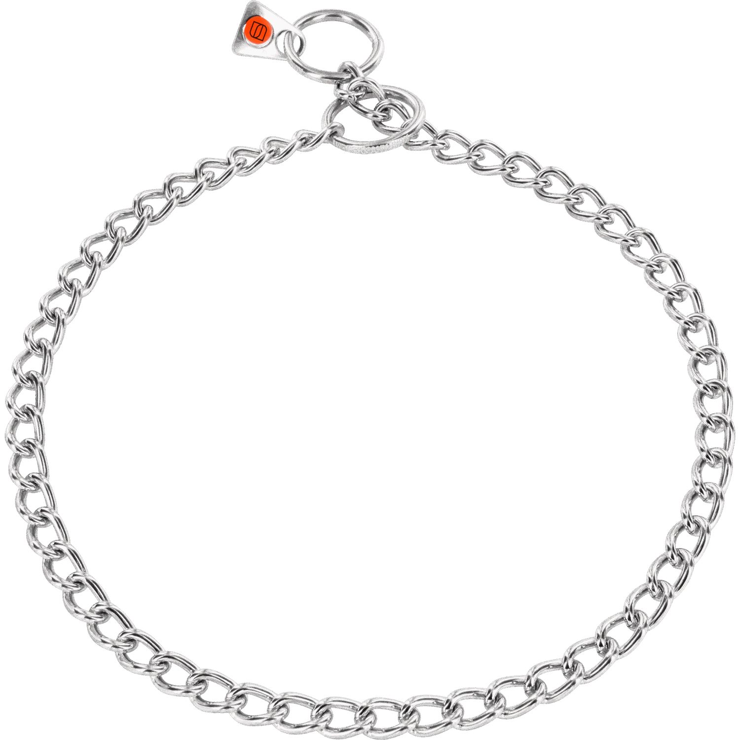 Halskette, runde Glieder - Edelstahl Rostfrei, 2,5 mm | 50903_55.png | 1700898225
