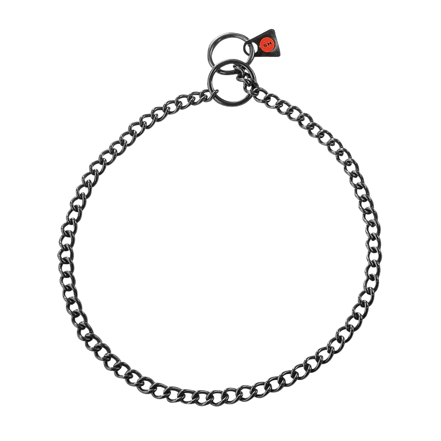 Halskette, runde Glieder - Edelstahl Rostfrei schwarz, 2,0 mm | 50803_57.png | 1700898276